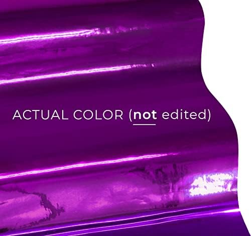 VViViD Chrome Purple Gloss DECO65 Permanent Adhesive Craft Vinyl Roll