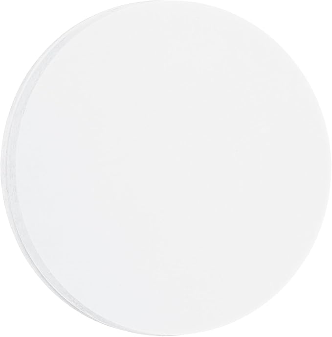 MECCANIXITY 60 PCS White Color Circle Cutouts Paper 7 Inch Round Card Stock