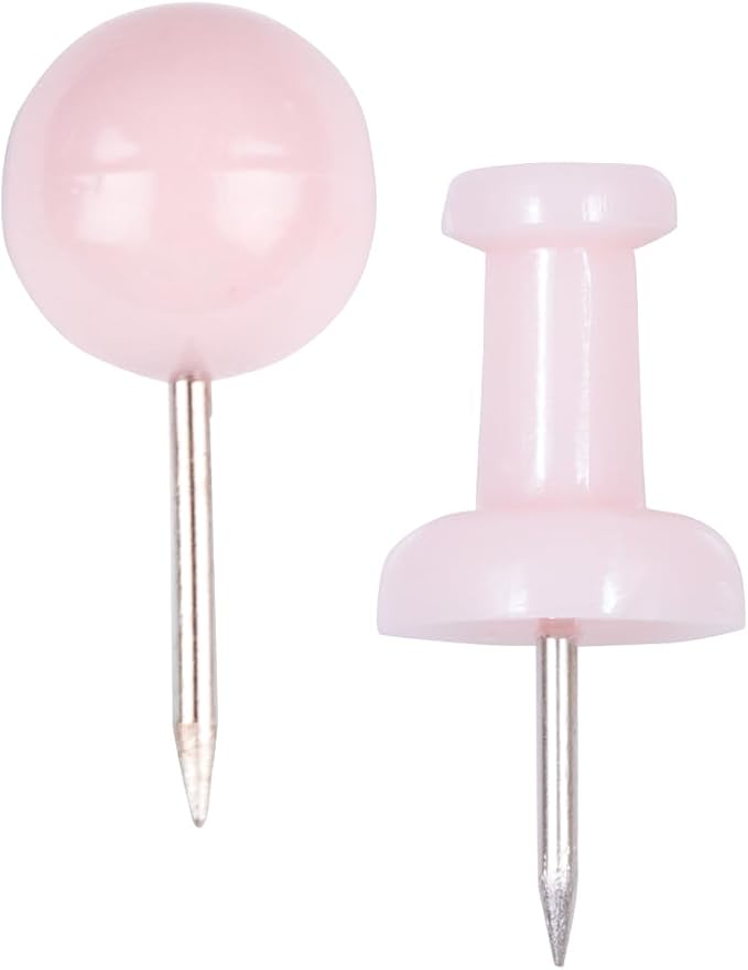 JAM PAPER Colorful Push Pins