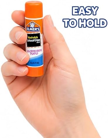 Elmer's Glue Sticks Variety Pack, Featuring BlooStick Buddies, Disappearing