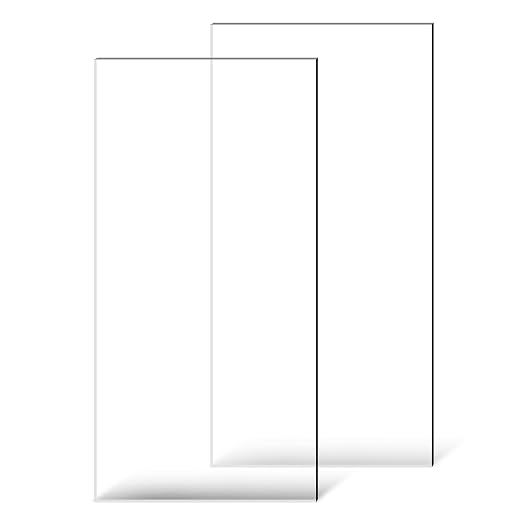 VEVOR Plexiglass Acrylic Sheets, 24 x 48 Inch 1/8 Inch Thick Clear Plastic Cast