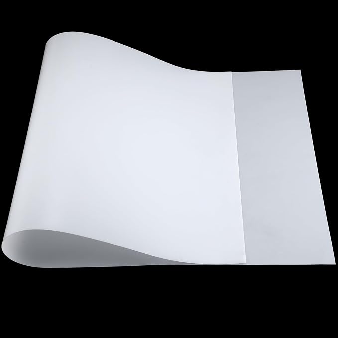 Pushglossy 1 Pcs 48" x 24" x 1/30'' Plastic Sheets