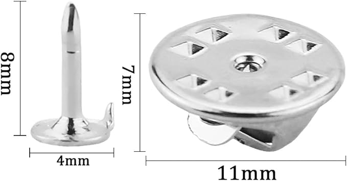 JANYUN 120 Pairs Butterfly Clutch Tie Tacks Silver Locking Pin Back | Metal