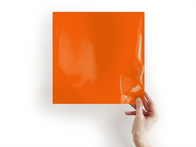 3M 7125 Bright Orange Gloss Permanent Adhesive Vinyl Roll