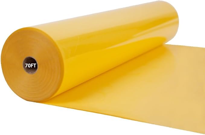FUNKAKA Yellow HTV Heat Transfer Vinyl Rolls, Adhesive HTV Vinyl