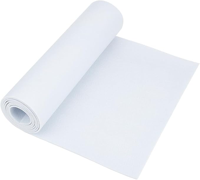BENECREAT 78.7x15.7inch Felt Roll, 3mm Thick Nonwoven Felt Roll