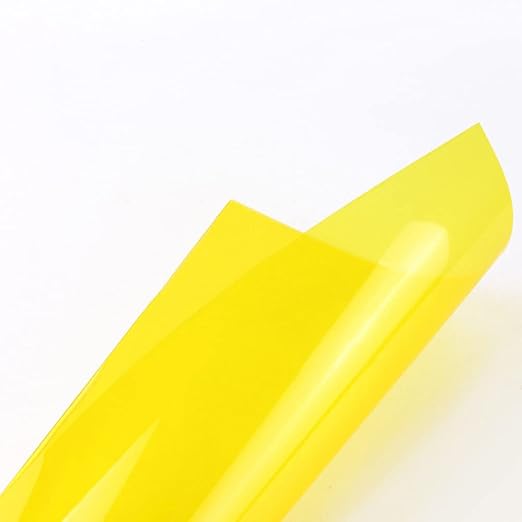 Tong Gu 5PCS Colored A4 PVC Flexible Plastic Sheets Transparent Gel Clear DIY