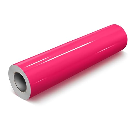 VViViD DECO65 Pink Gloss Permanent Adhesive Craft Vinyl