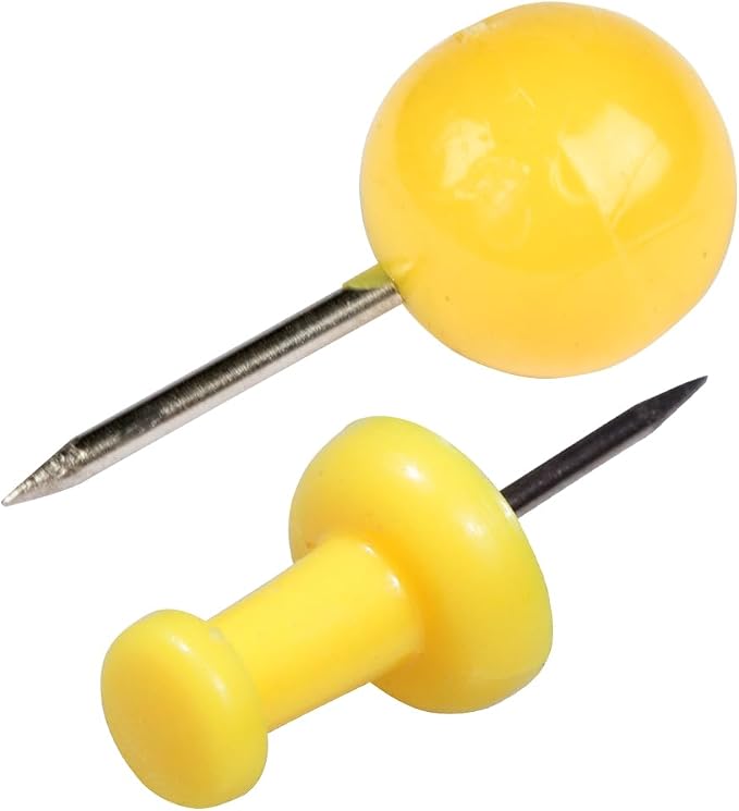 JAM PAPER Colorful Push Pins
