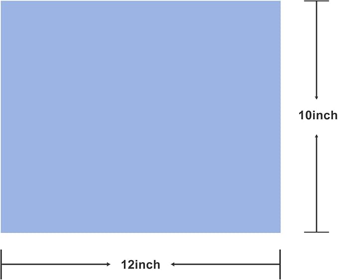 3D Puff Vinyl Heat Transfer 3 Sheets 12"x10"-Sky Blue | 3D Puff HTV 12"x10"