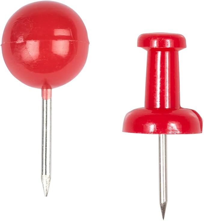 JAM PAPER Colorful Push Pins
