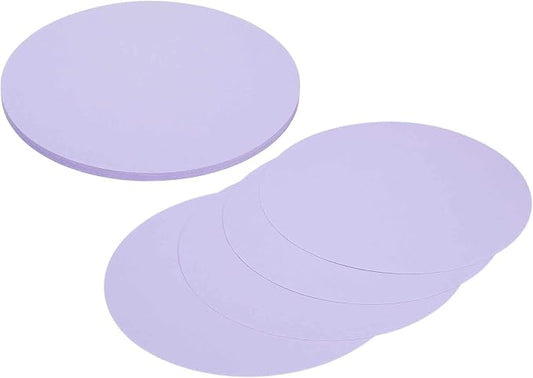 MECCANIXITY 24 Pcs Circle Card Stock, 9.8 Inch Round Cutouts Paper Thick