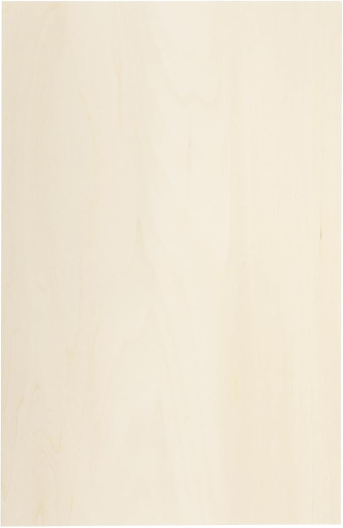 MECCANIXITY Basswood Sheet 11.8 x 3.9 x 0.12 Inch Unfinished Wood Boards Plywood