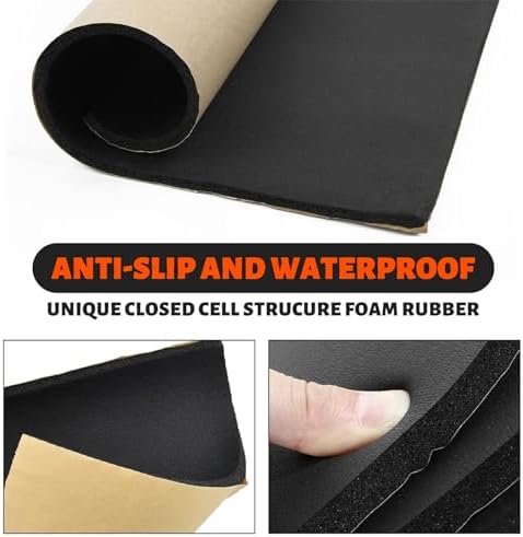 3/4''T x 12''W x 59''L Neoprene Sponge Foam Rubber Sheet Roll