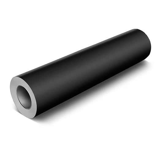 VViViD Black Matte DECO65 Permanent Adhesive Craft Vinyl