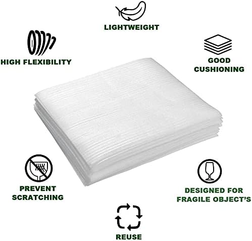 25 Pack Foam Sheets 12 x 16 Inches, Moving Supplies