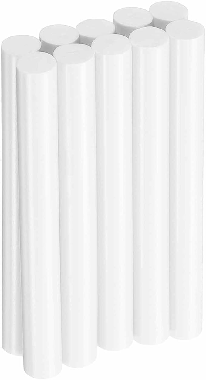 HARFINGTON 10pcs Hot Glue Sticks 0.43" Dia x 3.94" Long EVA Mini Hot Melt