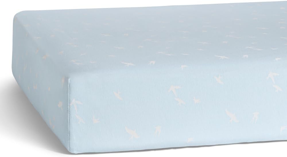 Parker Baby Soft & Durable Fitted Baby Crib Sheets | Snug Fit for Standard Crib Mattresses | Machine Washable, Fade-Resistant & Modern Nursery Designs