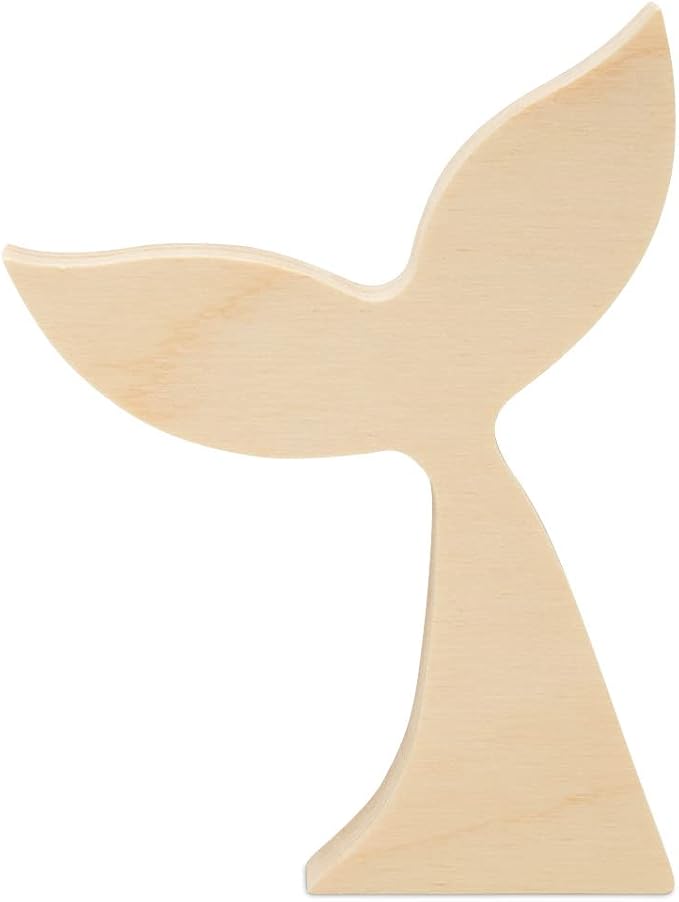 Chunky Mermaid Tail 4-inch, 1/2 inch Thick, & Summer Tiered Tray Decor Set