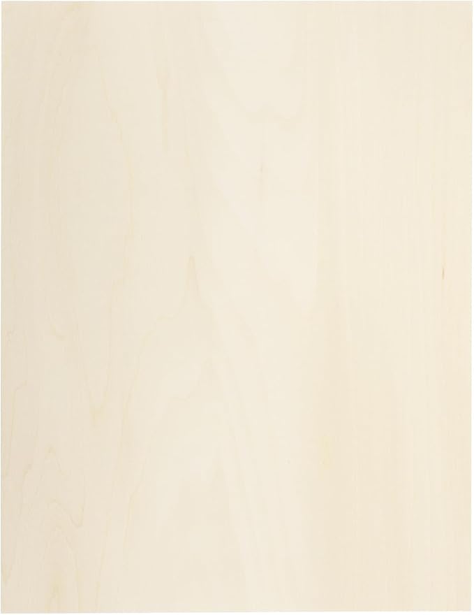 MECCANIXITY Basswood Sheet 8.3 x 5.8 x 0.2 Inch Unfinished Wood Boards Plywood