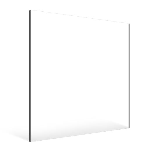 VEVOR Plexiglass Acrylic Sheet, 1 Pack Plastic Sheet, 36 x 48 Inch 1/4 Inch