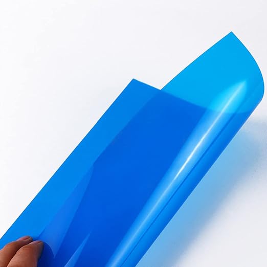 Tong Gu 5PCS Colored A4 PVC Flexible Plastic Sheets Transparent Gel Clear DIY