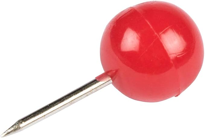 JAM PAPER Colorful Push Pins