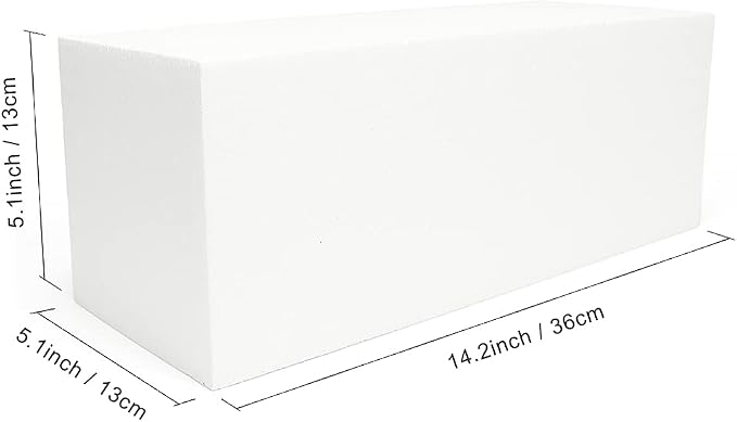 Blue Handcart Craft Foam Rectangle Sculpting Block