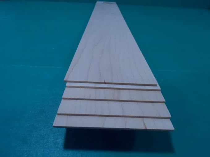 Maple Wood Sheets 3/32 x 3 x 24