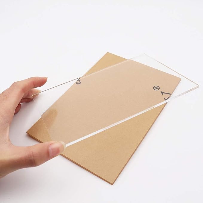 20 Pack Clear Acrylic Blank Signs