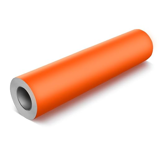 VViViD DECO65 Orange Matte Permanent Adhesive Craft Vinyl