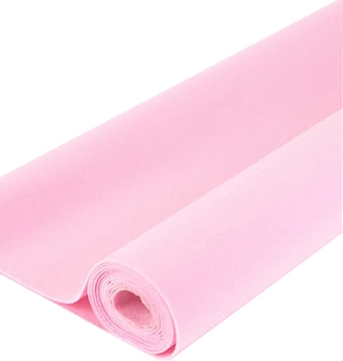 Pink Self Adhesive Plush Velvet Fabric Sheets Velvet Flock Paper Roll Soft