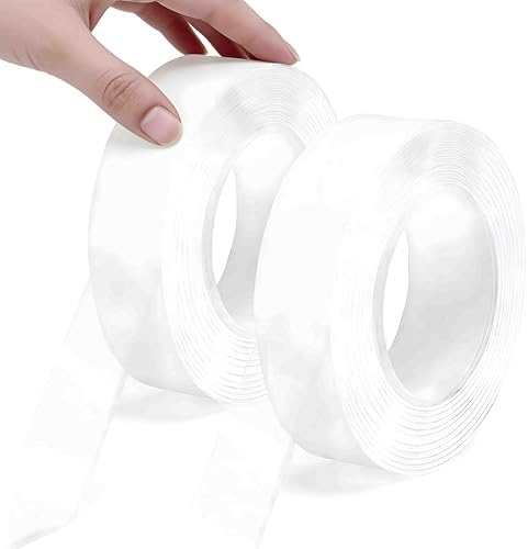 Valley'sYuMiao 2Rolls, Nano Double Sided Mountinging Tape, Adhesive-self Heavy