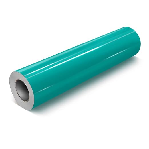 VViViD DECO65 Turquoise Gloss Permanent Adhesive Craft Vinyl