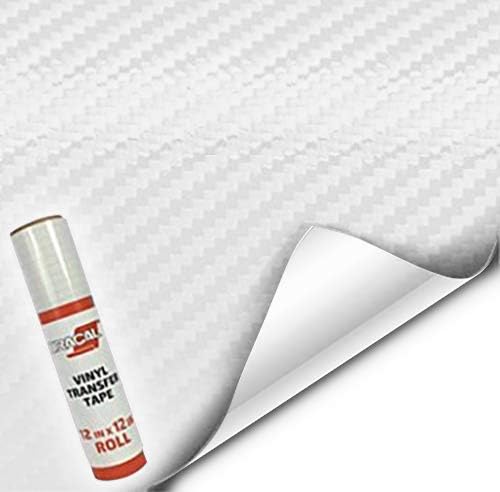 VViViD Craft 3D Carbon Fibre Textured Vinyl Sheet 1ft x 5ft