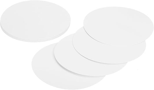 MECCANIXITY 24 Pcs Circle Card Stock, 7.5 Inch Round Cutouts Paper Thick