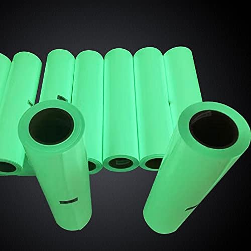 Glow in The Dark Heat Transfer Vinyl Rolls Luminous Green Iron on Vinyl 12Inch