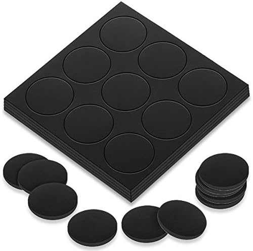 Weewooday 72 Pieces Round 1 Inch Glass Magnets Craft