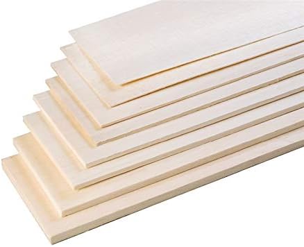 Premium Thin Balsa Wood Sheets 1.5mm Thick