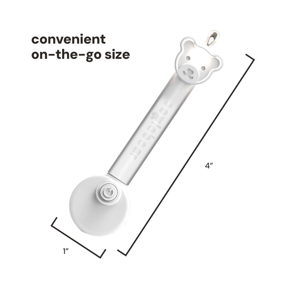 oogiebear Brite - Baby Nose Cleaner and Ear Wax Removal Tool. Baby Gadget with Nighttime LED Light. Safe Snot Booger Picker for Newborns, Infants & Toddlers