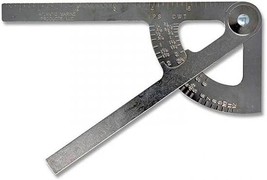 Steel Pocket Sized Pipe Caliper, Measuring Tool, Diameter Gauge