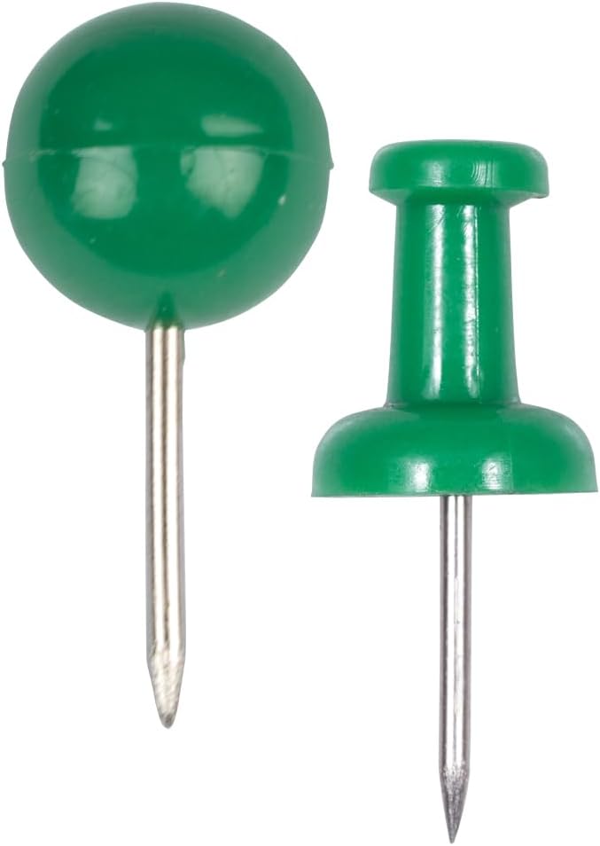 JAM PAPER Colorful Push Pins