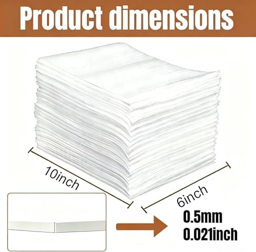 100 Pack 6'' x10'' 0.5MM Cushion Foam Pouches