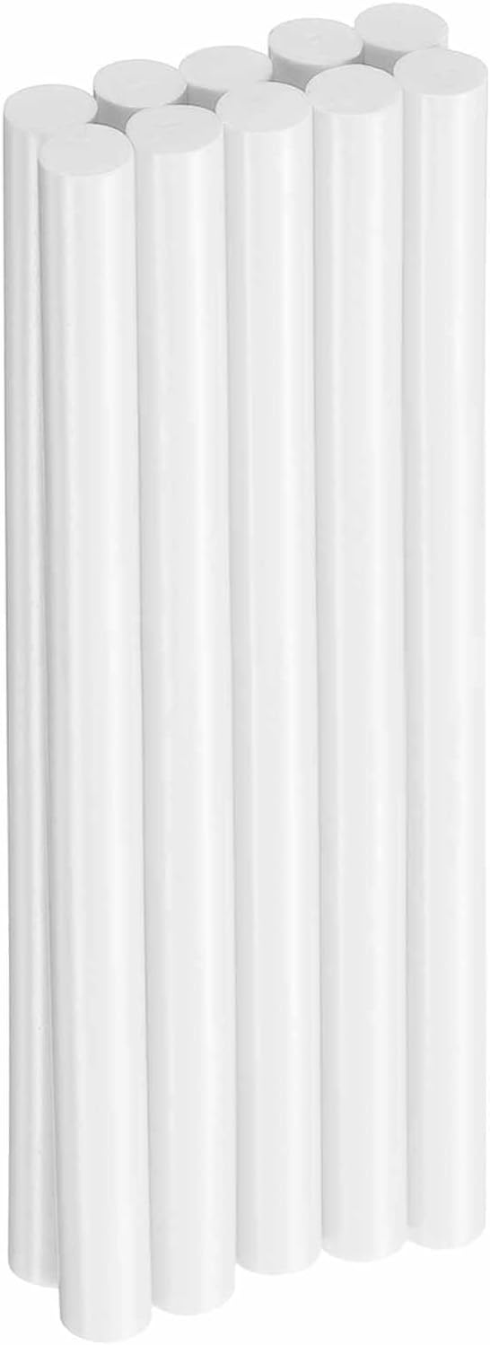 HARFINGTON 10pcs Hot Glue Sticks 0.43" Dia x 5.91" Long EVA Mini Hot Melt