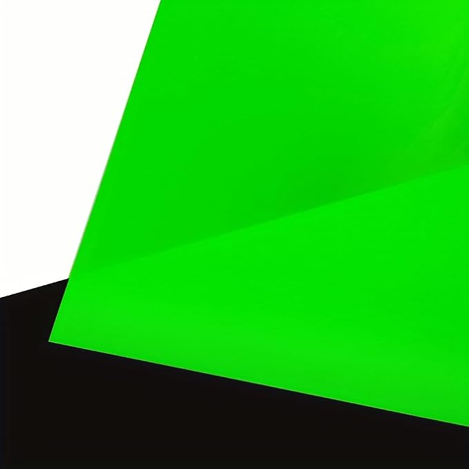 Fluorescent Glow in Dark HTV, Luminous Heat Transfer Lettering Film Glow in The