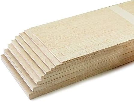 Thin Balsa Wood Sheets 1mm Thickness
