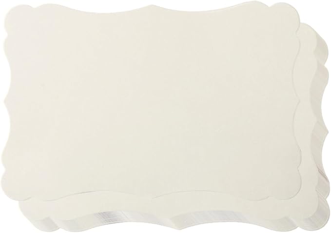 50 Pack Blank Kraft Greeting Cards, 5x7IN | Thick Cardstock Paper,