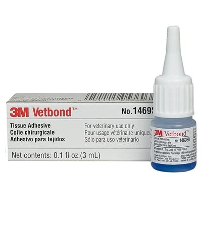 3M Vetbond Tissue Adhesive 0.1 oz – Fast-Acting Veterinary Wound Glue