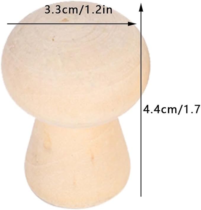 Unfinished Wooden Peg Doll Bodies 20 Pack