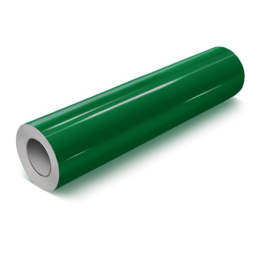 VViViD DECO65 Dark Green Gloss Permanent Adhesive Craft Vinyl